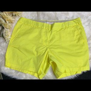NWT J. Crew Yellow Chino Shorts